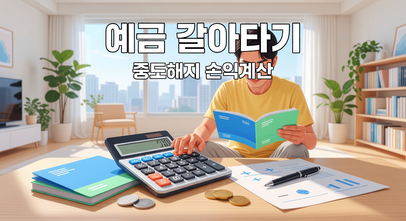 예금 갈아타기 타이밍 — 중도해지 손익 실전 계산법