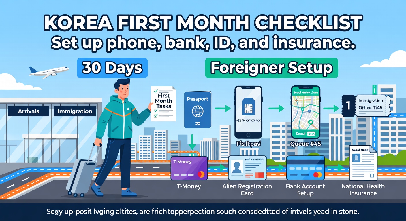 First Month in Korea as a Foreigner — Your Complete Setup Checklist