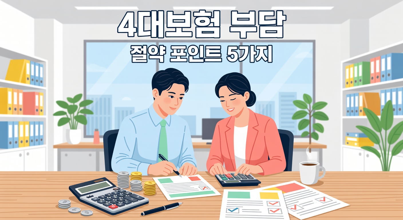 4대보험 부담 최대 3만원 증가 — 숨은 절약 포인트 5가지