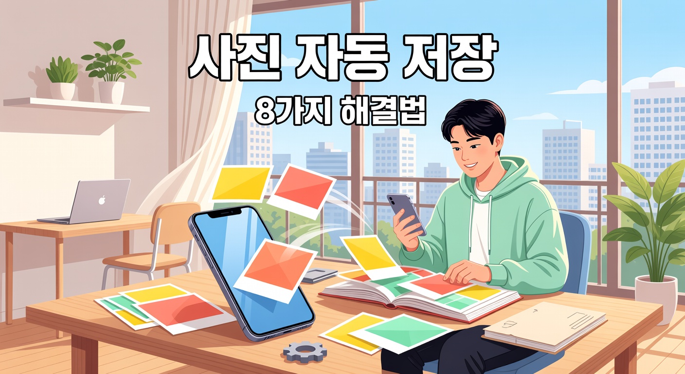 카카오톡 사진 자동 저장 안 될 때 8가지 함정과 해결법