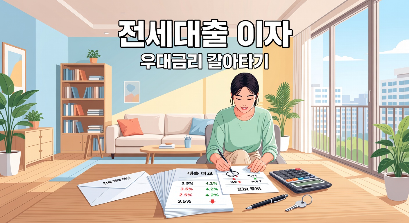 전세자금대출 이자 줄이는 7가지 — 우대금리부터 갈아타기까지