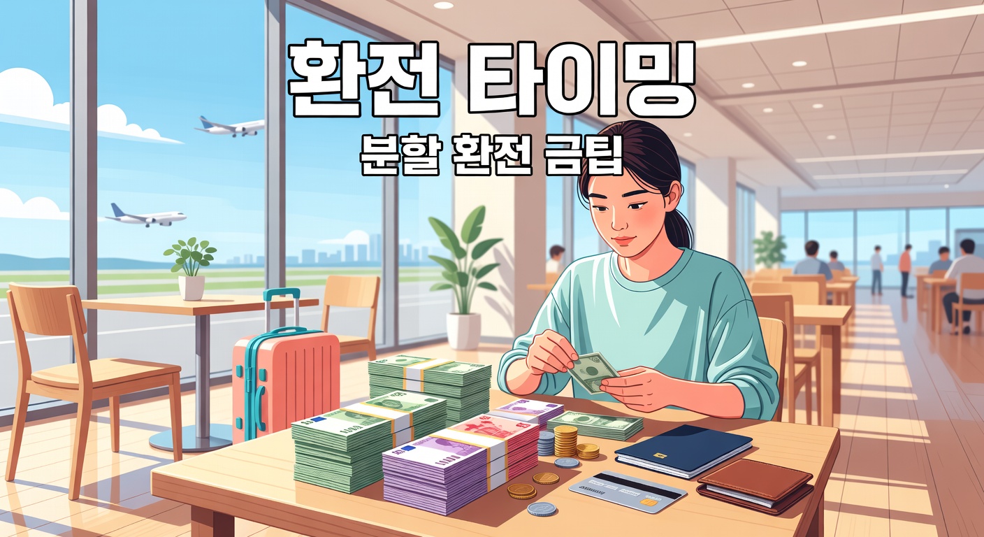 해외여행 환전 타이밍 꿀팁 — 분할 환전부터 우대율까지 총정리