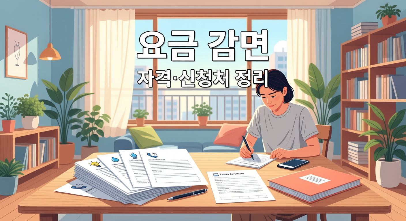 교통·통신·공과금 요금 감면 — 자격부터 신청처·서류까지 한 번에 정리