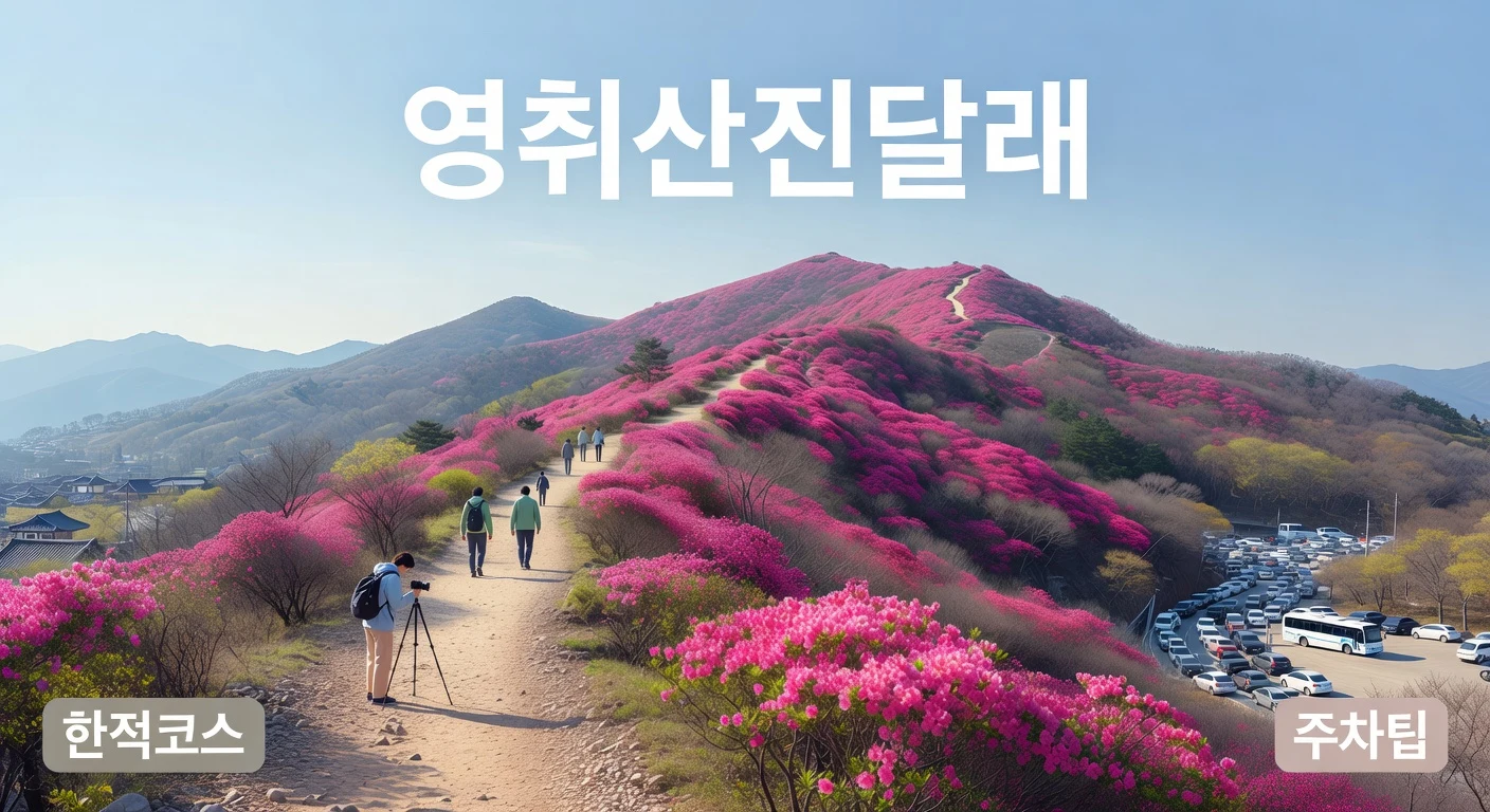 여수 영취산 진달래