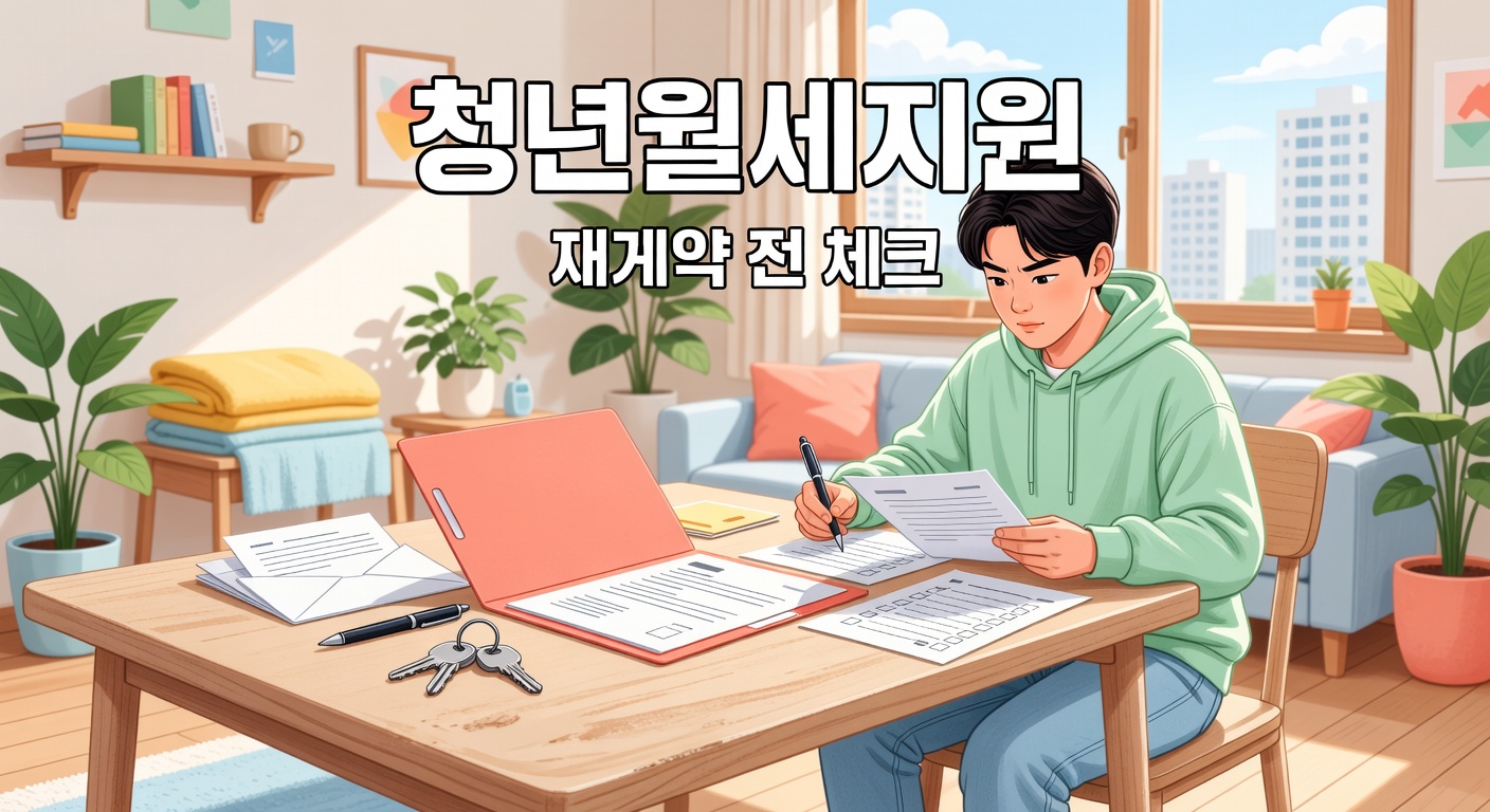 청년 1인가구 4월 재계약 전 청년월세지원 체크리스트 — 자격·신청·서류·타이밍