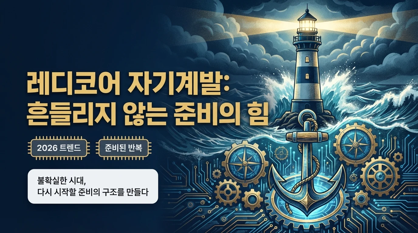 흔들려도 다시 이어가는 사람들의 방식 — 레디코어 자기계발 실천법