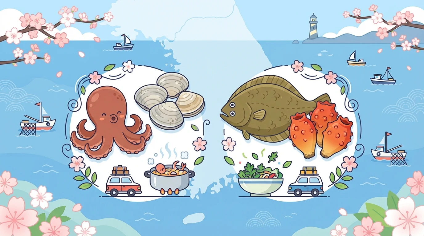 Spring Seafood Feasts: Korean Travel for Jjukkumi, Dotari, Meongge