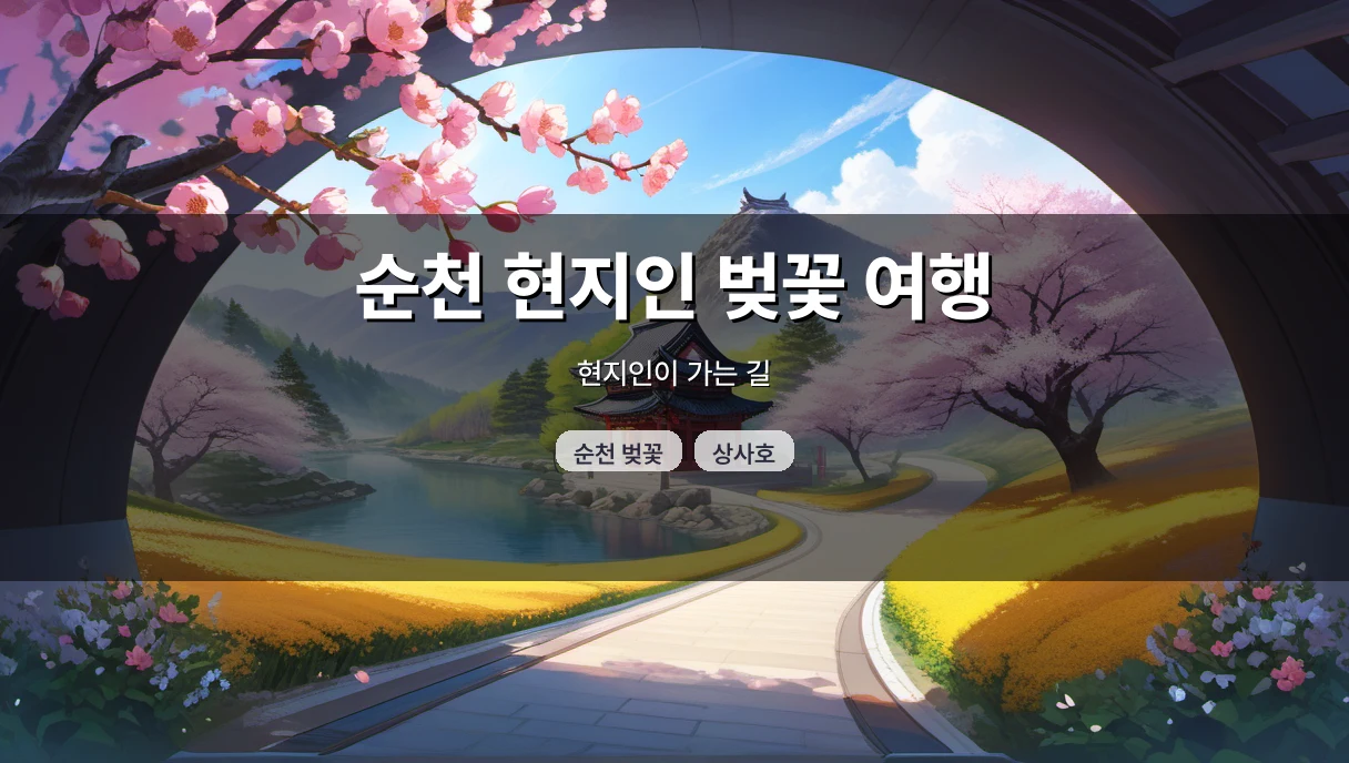 2026 Suncheon Cherry Blossom: Quiet Trails Away From Crowds